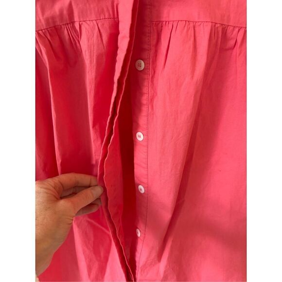 NwOT Tuckernuck Poppy Pink Royal Shirt Dress, small $168 - Picture 9 of 10